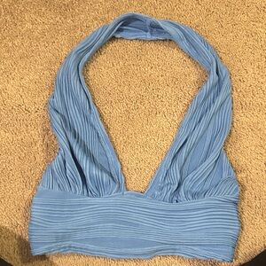 Shein Blue Halter Top